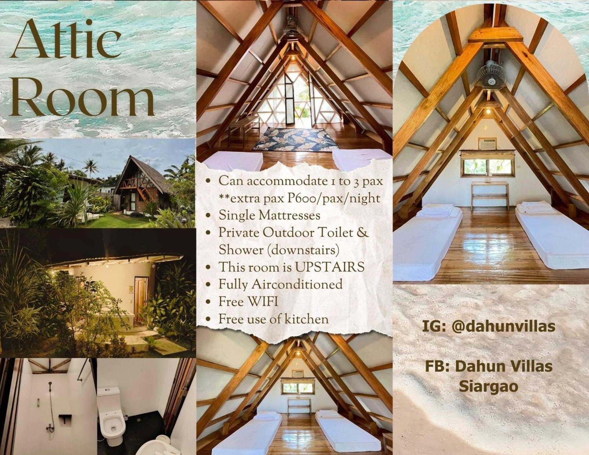 Dahun Villas Siargao Генерал-Луна Экстерьер фото